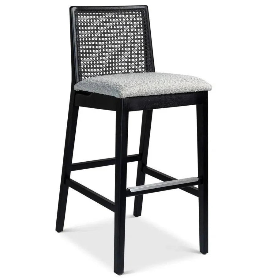 Nardia Boucle Cane Counter Stool - LOOMLAN - Urbia - Counter Stools