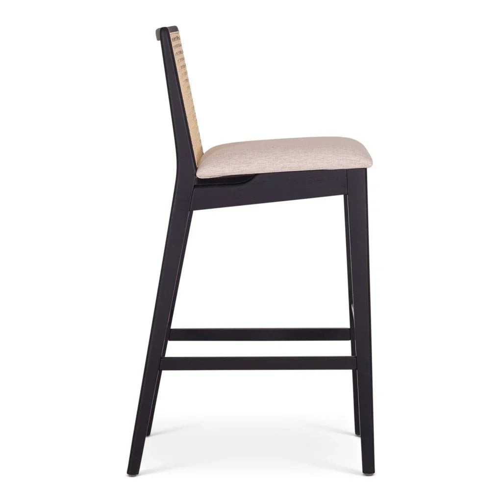 Nardia Woven Fabric Bar Stool - LOOMLAN - Urbia - Bar Stools