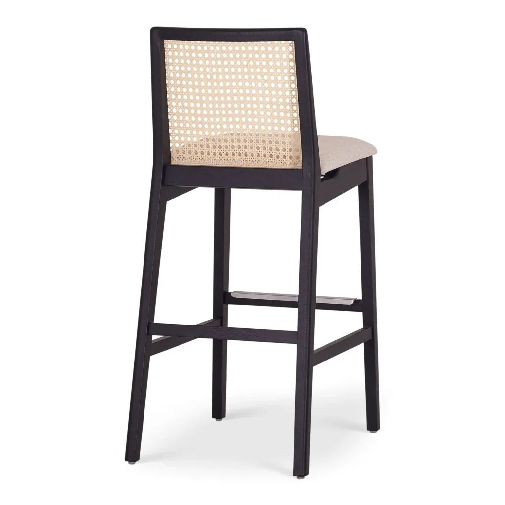 Nardia Woven Fabric Bar Stool - LOOMLAN - Urbia - Bar Stools