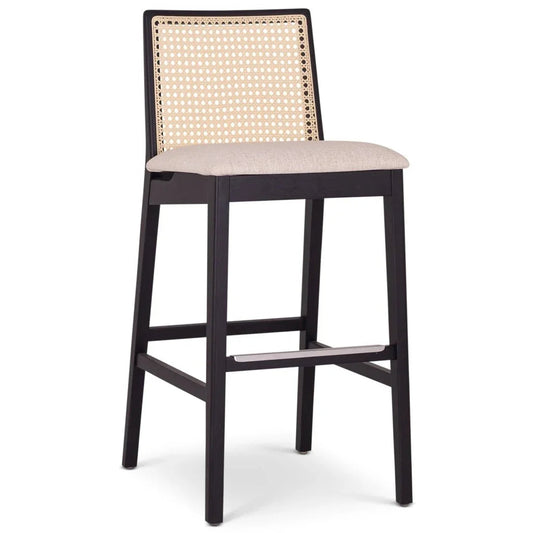 Nardia Woven Fabric Bar Stool - LOOMLAN - Urbia - Bar Stools