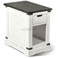Narrow Wood End Table 1 Drawer - LOOMLAN - Sunny D - Side Tables