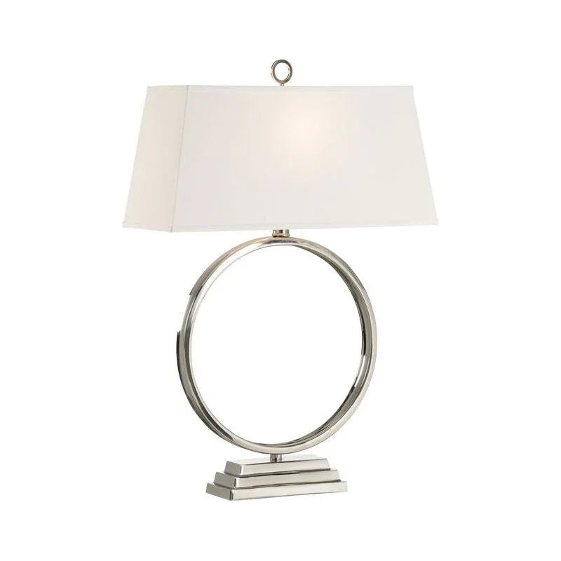 Natalie Polished Nickel Finish Table Lamp - LOOMLAN - Wildwood - Table Lamps