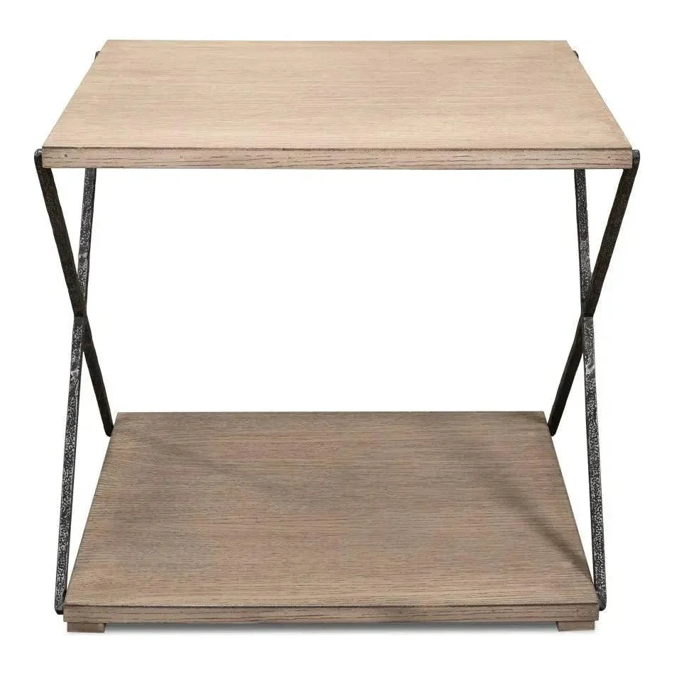 Nathanial Side Table - LOOMLAN - Sarreid - Side Tables