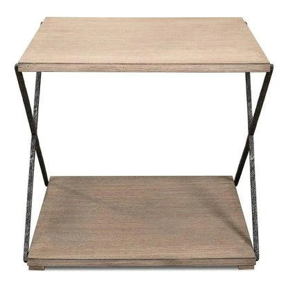 Nathanial Side Table - LOOMLAN - Sarreid - Side Tables