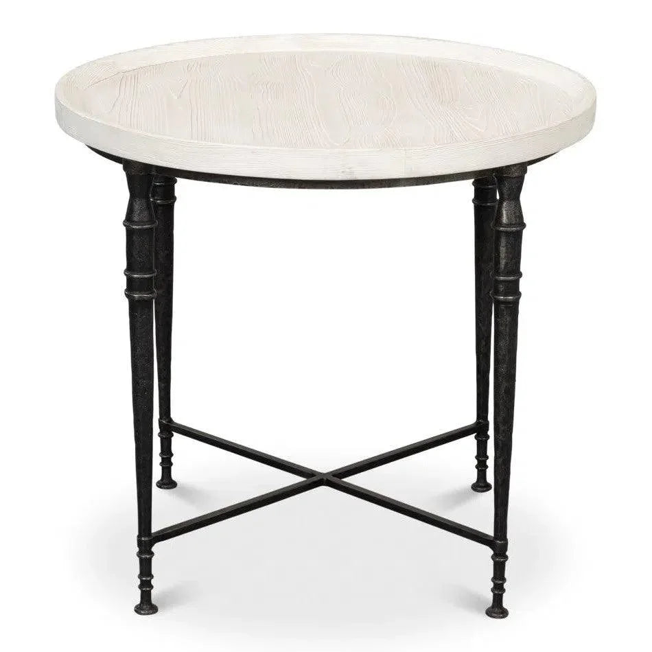 Nathaniel Elegance Side Table - LOOMLAN - Sarreid - Side Tables