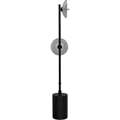 Natilus Floor Lamp-Floor Lamps-Noir-LOOMLAN