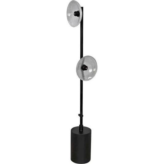 Natilus Floor Lamp-Floor Lamps-Noir-LOOMLAN