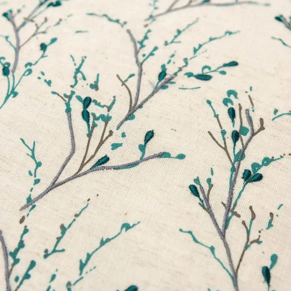 Natural Ady Floral Throw Pillow Down Insert - LOOMLAN - LOOMLAN - Throw Pillows