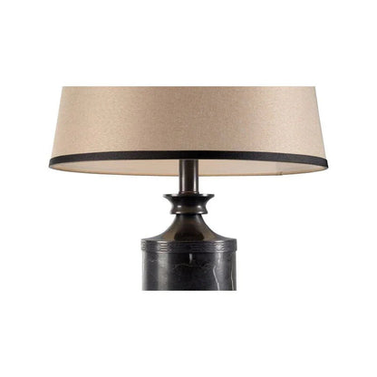 Natural Black Marble Urn Table Lamp - LOOMLAN - Wildwood - Table Lamps