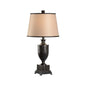 Natural Black Marble Urn Table Lamp - LOOMLAN - Wildwood - Table Lamps