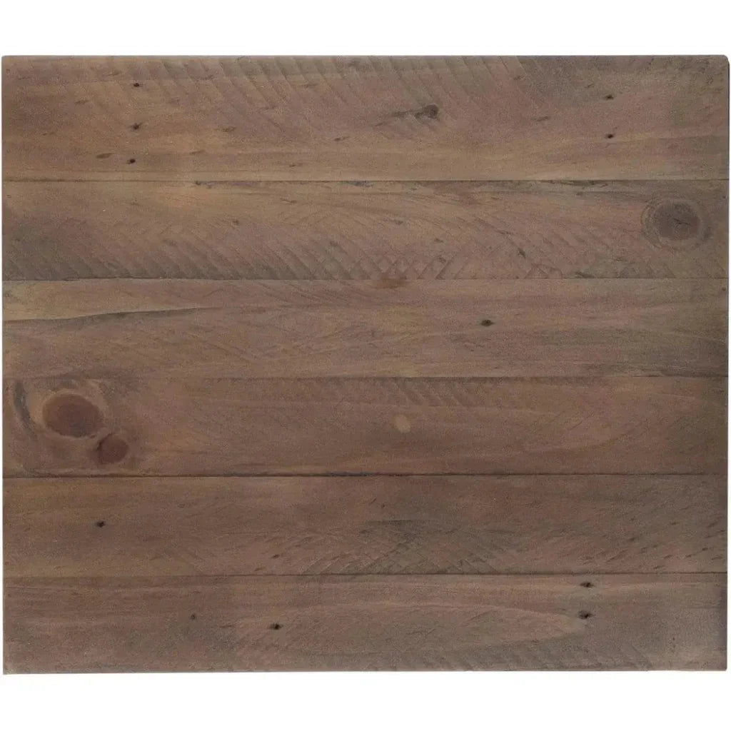 Natural Brown Reclaimed Solid Wood Nevada Nightstand - LOOMLAN - LH Imports - Nightstands