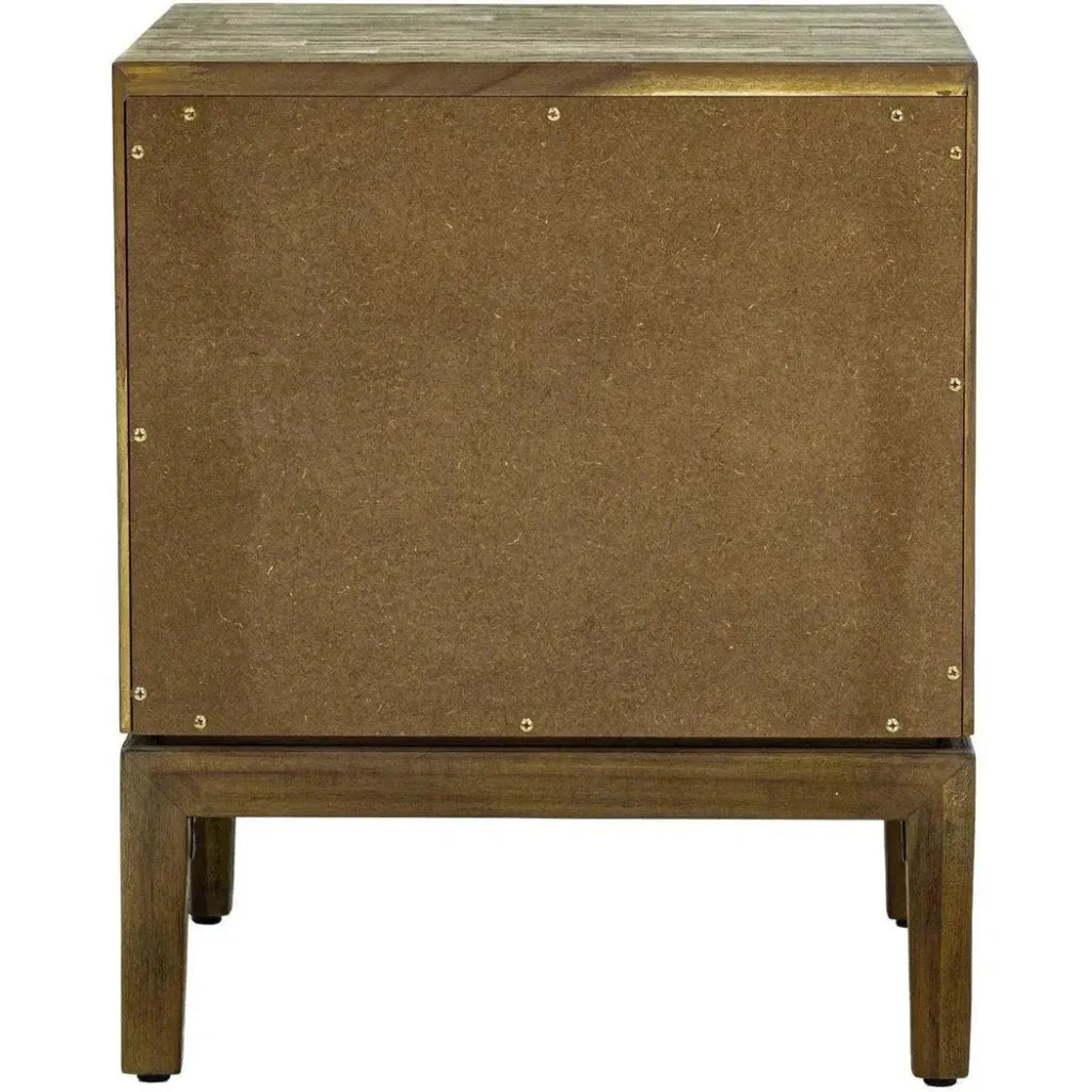 Natural Brown Solid Wood West Nightstand - LOOMLAN - LH Imports - Nightstands