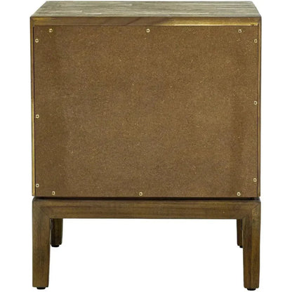 Natural Brown Solid Wood West Nightstand - LOOMLAN - LH Imports - Nightstands