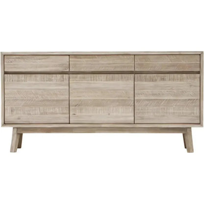 Natural Brown SolidWood Sideboard Drawers - LOOMLAN - LH Imports - Sideboards