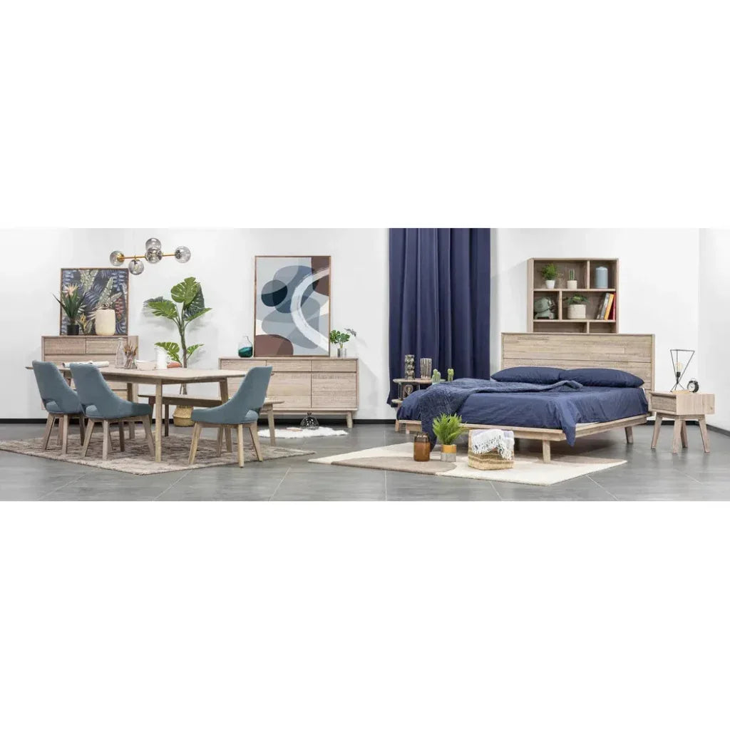 Natural Brown SolidWood Sideboard Drawers - LOOMLAN - LH Imports - Sideboards