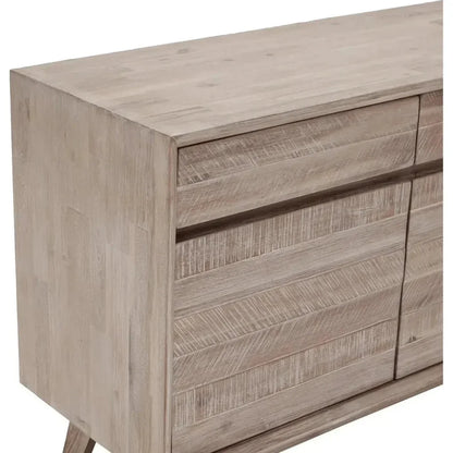 Natural Brown SolidWood Sideboard Drawers - LOOMLAN - LH Imports - Sideboards