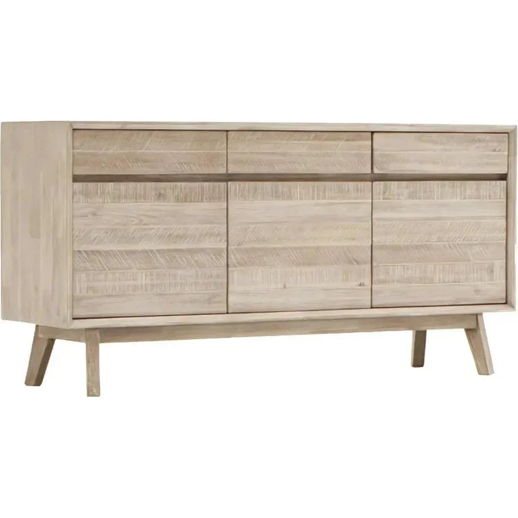 Natural Brown SolidWood Sideboard Drawers - LOOMLAN - LH Imports - Sideboards