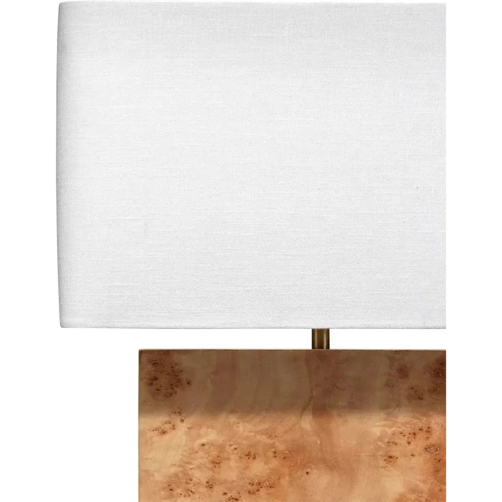 Natural Burl Wood Parallel Table Lamp - LOOMLAN - Jamie Young - Table Lamps