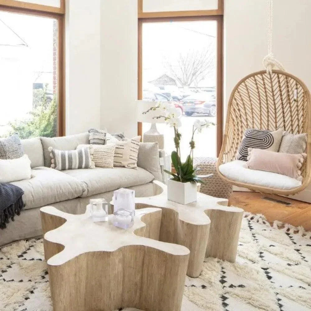 Natural Organic Edge Coffee Table - LOOMLAN - Artesia - Coffee Tables