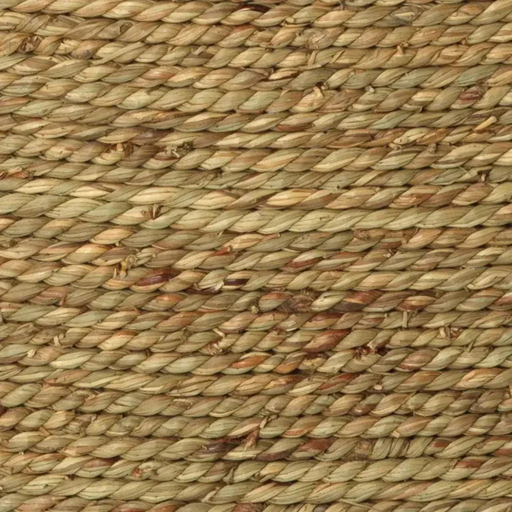 Natural Seagrass Harbor Round Bistro Table-Dining Tables-Jamie Young-LOOMLAN