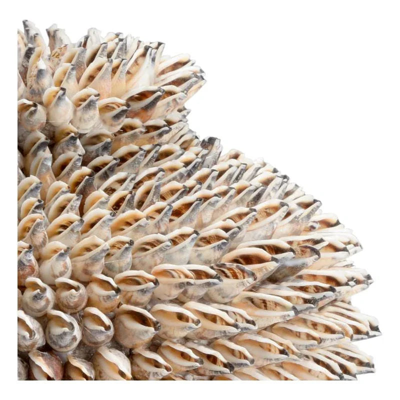 Natural Shell Texture Decorative Vase - LOOMLAN - Chelsea House - Vases & Jars