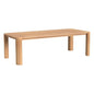 Natural Teak Outdoor Dining Table-Outdoor Dining Tables-Sunset West-LOOMLAN