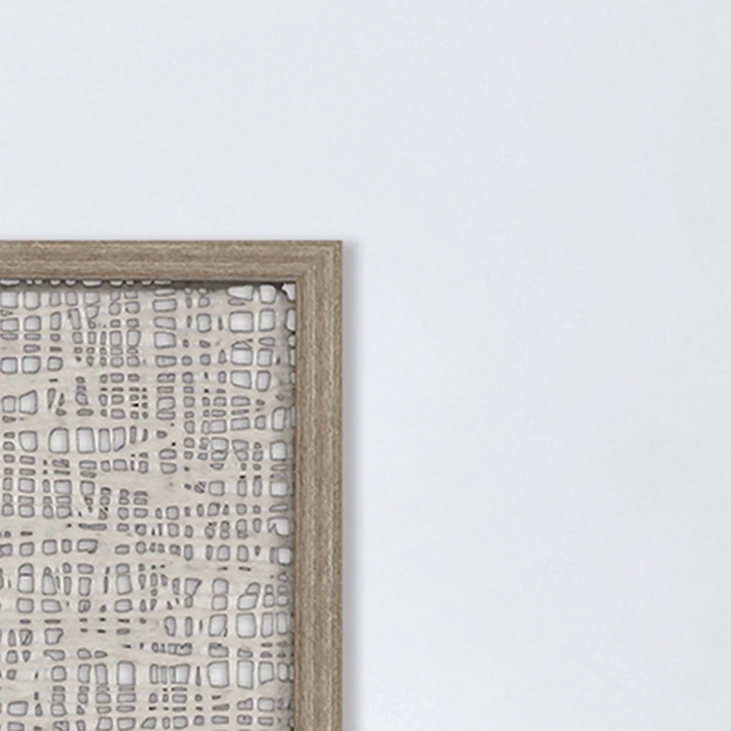 Natural Texture Neutral Framed Wall Art 2PC