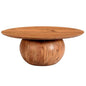Natural Wood Round Coffee Table Bradbury - LOOMLAN - Moe's Home - Coffee Tables