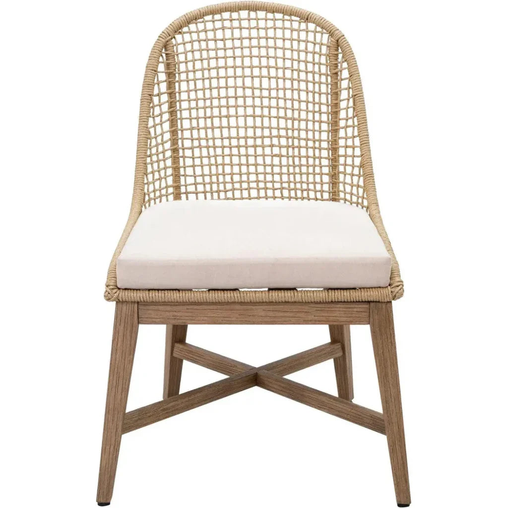 Nautilus Dining Chair 2PC Natural Outdoor-Outdoor Dining Chairs-Seasonal Living-LOOMLAN