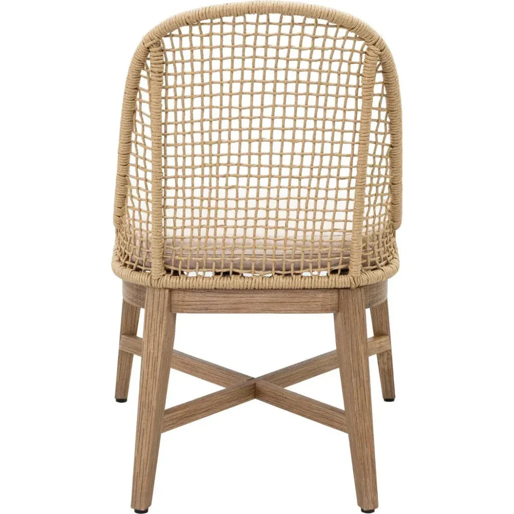 Nautilus Dining Chair 2PC Natural Outdoor-Outdoor Dining Chairs-Seasonal Living-LOOMLAN