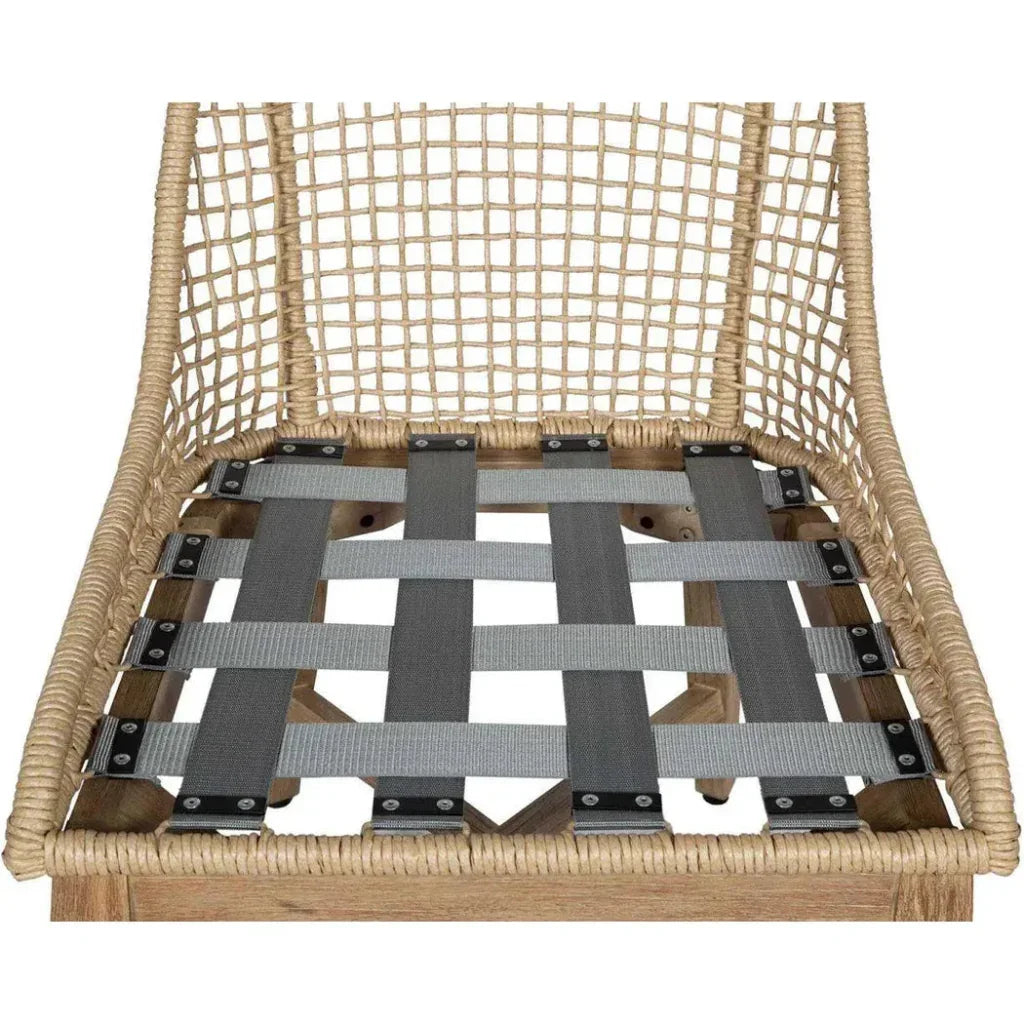 Nautilus Dining Chair 2PC Natural Outdoor-Outdoor Dining Chairs-Seasonal Living-LOOMLAN