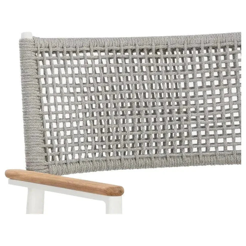 Nava Rope Stackable Outdoor Dining Armchair 2PC-Outdoor Dining Chairs-SUNPAN-LOOMLAN