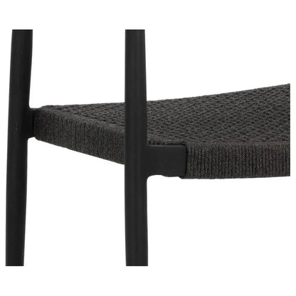 Nava Rope Stackable Outdoor Dining Armchair 2PC-Outdoor Dining Chairs-SUNPAN-LOOMLAN