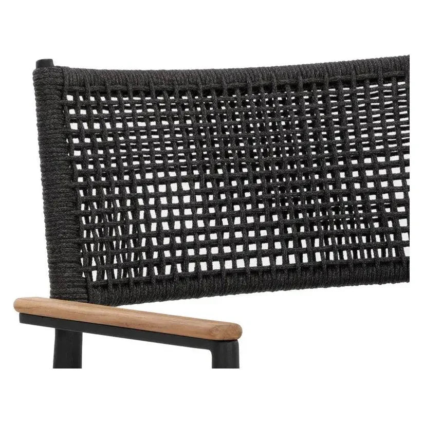 Nava Rope Stackable Outdoor Dining Armchair 2PC-Outdoor Dining Chairs-SUNPAN-LOOMLAN