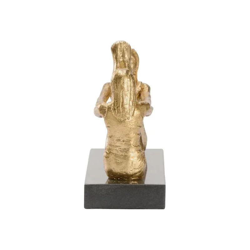Navasana Gold Yoga Accent Piece Sculpture - LOOMLAN - Wildwood - Statues & Sculptures