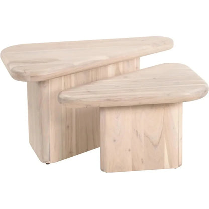 Navidic Coffee Table Set (2 - Piece) Natural - LOOMLAN - Zuo Modern - Coffee Tables