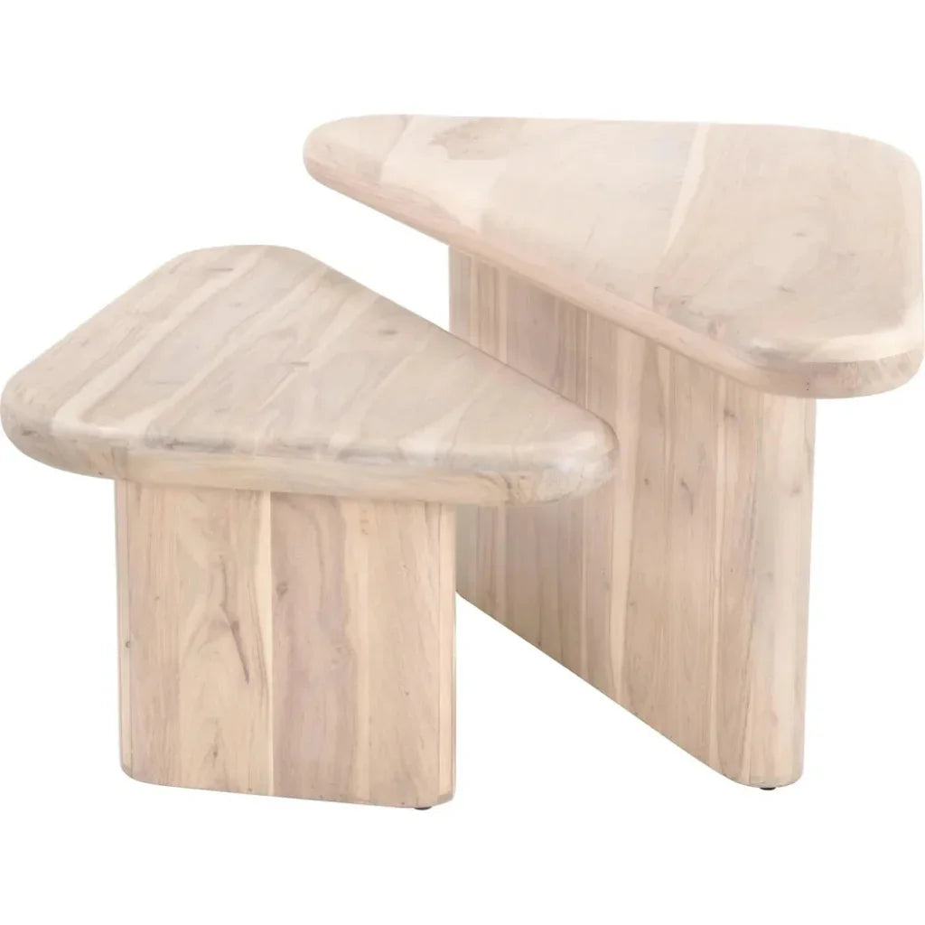 Navidic Coffee Table Set (2 - Piece) Natural - LOOMLAN - Zuo Modern - Coffee Tables