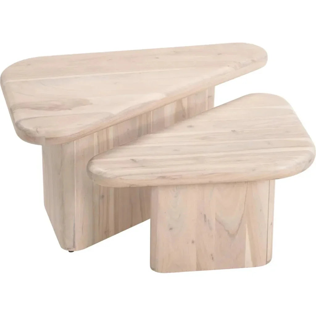 Navidic Coffee Table Set (2 - Piece) Natural - LOOMLAN - Zuo Modern - Coffee Tables