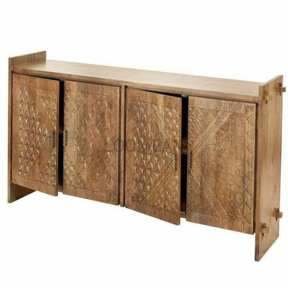 Large Rustic Credenza Sideboard - LOOMLAN - LOOMLAN - Sideboards
