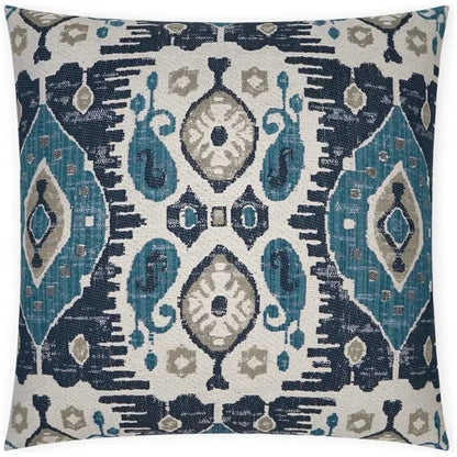 Navone Indigo Blue Teal Large Throw Pillow Insert - LOOMLAN - D.V. Kap - Throw Pillows