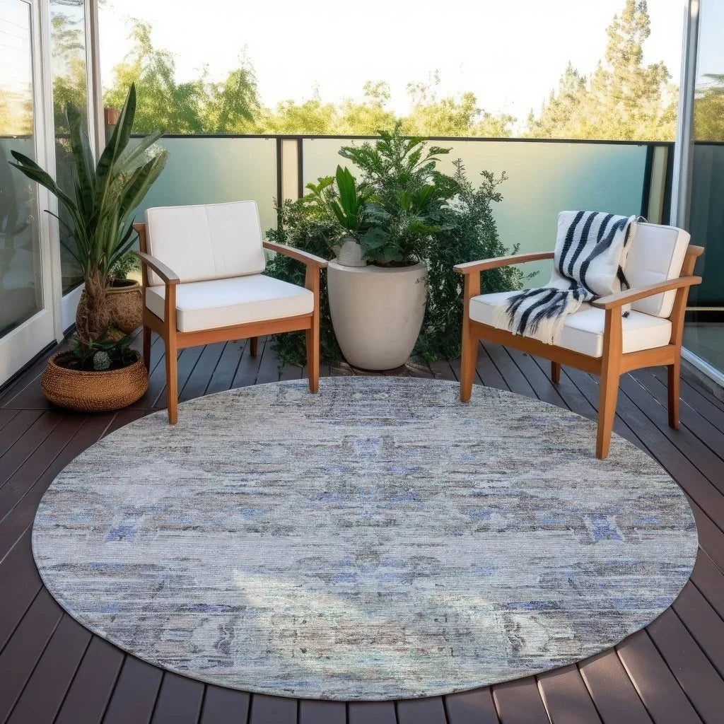 Naya Brown Washable Indoor-Outdoor Rug-Outdoor Rugs-LOOMLAN Rugs-LOOMLAN