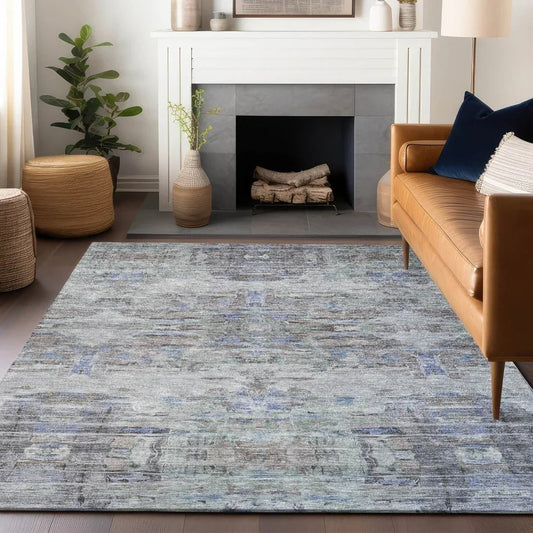 Naya Brown Washable Indoor-Outdoor Rug-Outdoor Rugs-LOOMLAN Rugs-LOOMLAN