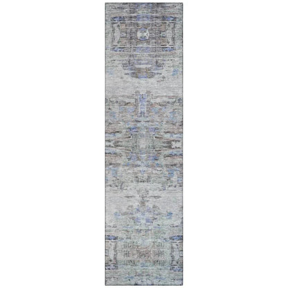 Naya Brown Washable Indoor-Outdoor Rug-Outdoor Rugs-LOOMLAN Rugs-2'3" x 7'6"-LOOMLAN