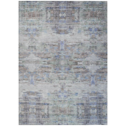 Naya Brown Washable Indoor-Outdoor Rug-Outdoor Rugs-LOOMLAN Rugs-2'6" x 3'10"-LOOMLAN