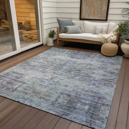 Naya Brown Washable Indoor-Outdoor Rug-Outdoor Rugs-LOOMLAN Rugs-LOOMLAN