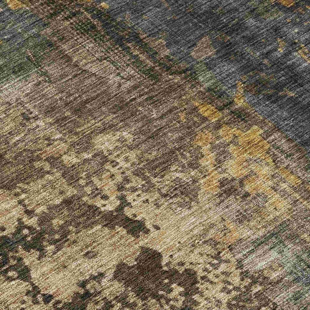 Nayara Gray Washable Indoor - Outdoor Rug - LOOMLAN - LOOMLAN Rugs - Outdoor Rugs