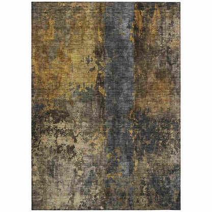 Nayara Gray Washable Indoor - Outdoor Rug - LOOMLAN - LOOMLAN Rugs - Outdoor Rugs
