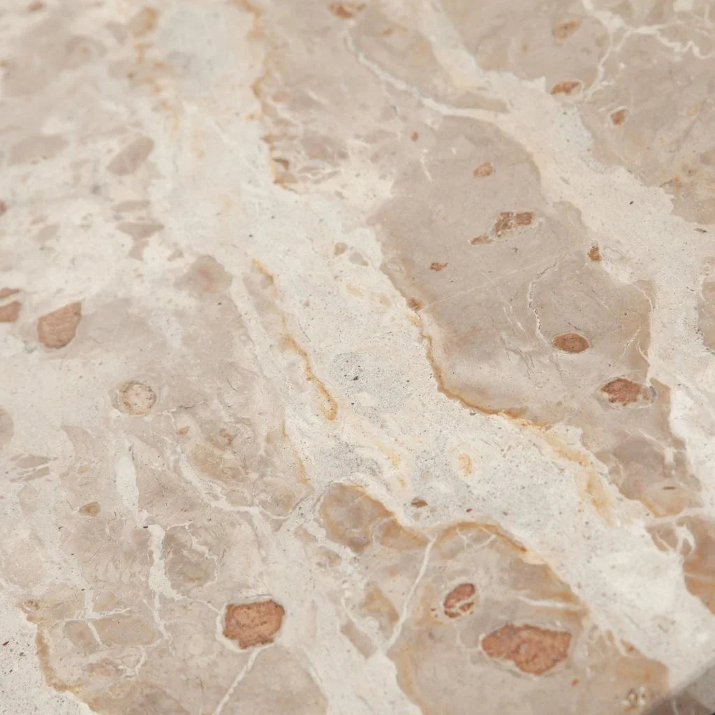 Nebula Genuine Marble Round Cocktail Table - LOOMLAN - Diamond Sofa - Coffee Tables