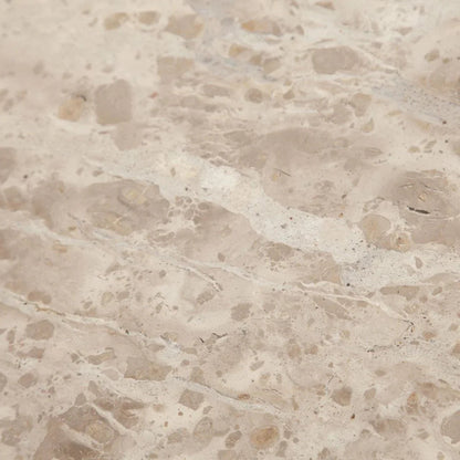 Nebula Genuine Marble Round End Table - LOOMLAN - Diamond Sofa - Side Tables