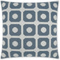 Needle Thread Slate Blue Large Throw Pillow Insert - LOOMLAN - D.V. Kap - Throw Pillows